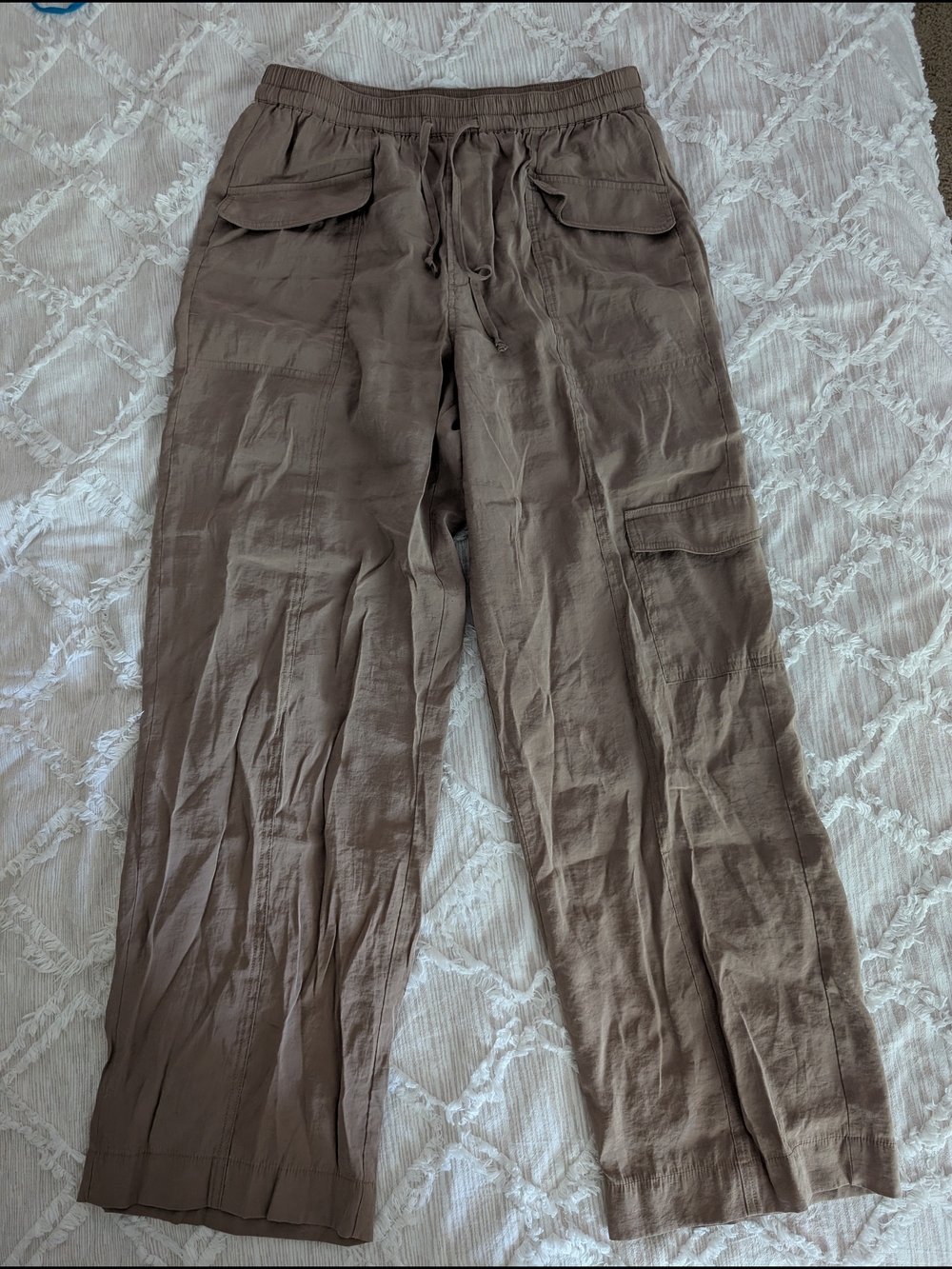 Madewell Women's Cargo Pants in Taupe Brown